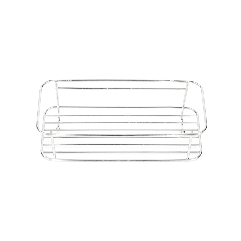 Selvklebende dusjkabinett i rustfritt stål med kroker