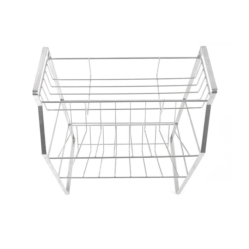 3-lags sort krydderhylle med veggfeste for kjøkken