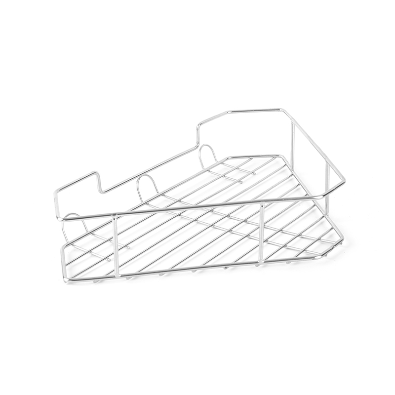 304 rustfritt stål veggmontert dusjkabinett hjørnehylle