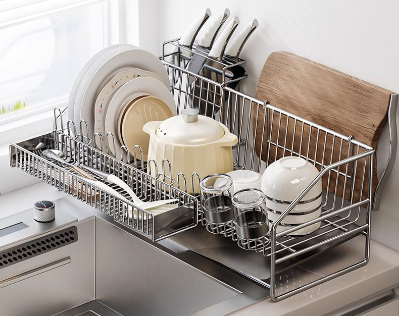 Hvordan er en 304-redskapsholder i rustfritt stål sammenlignet med plastholdere?