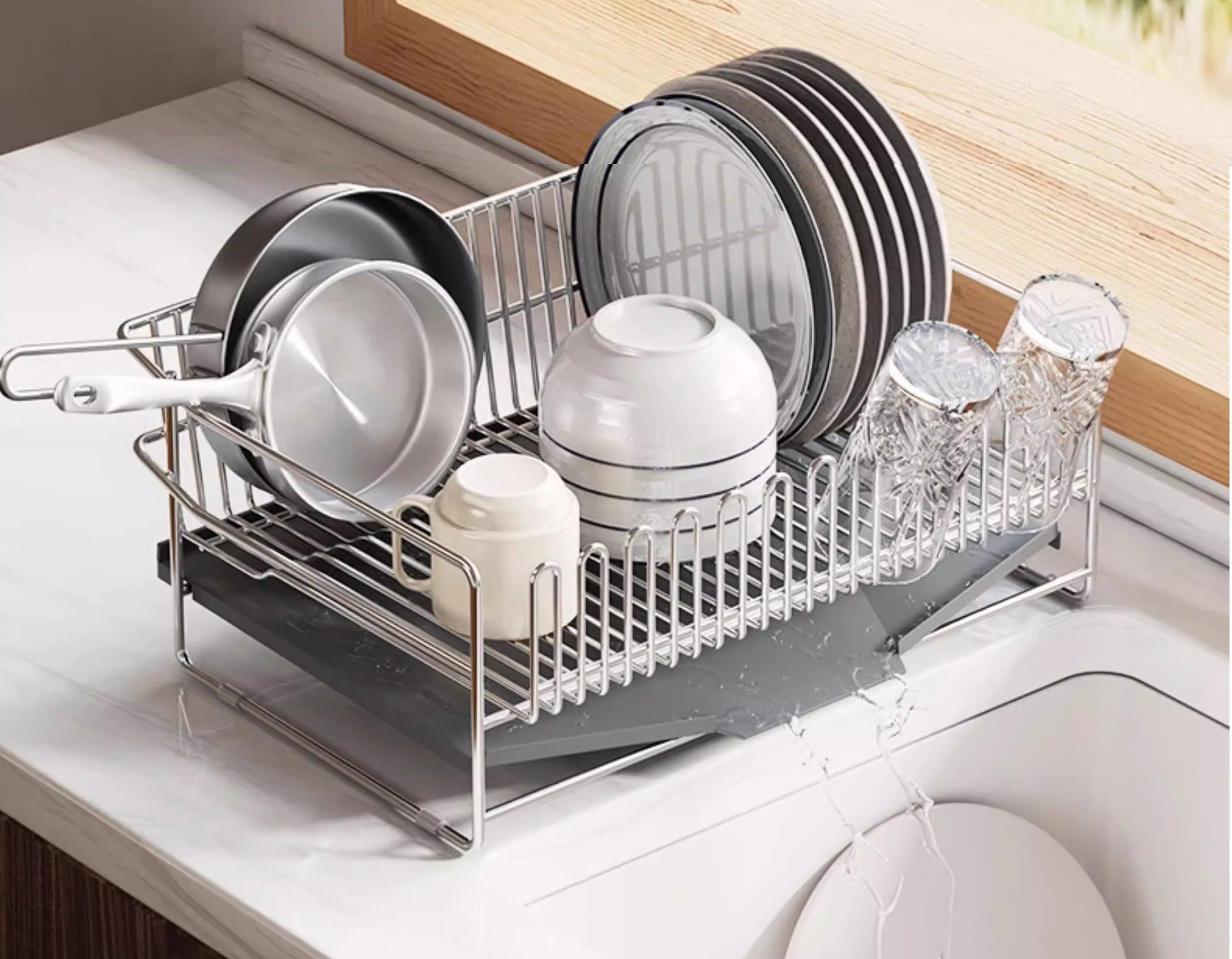 Hva er en 304 redskapsholder i rustfritt stål og hva brukes den til?